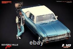 118 Beverly Hills COP Axel Foley figurine VERY RARE! NO CARS! For Chevy Nova