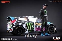 118 Ken Block figurine VERY RARE! NO CARS! For Hoonigan Ford Mustang