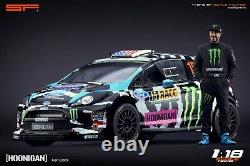 118 Ken Block figurine VERY RARE! NO CARS! For Hoonigan Ford Mustang