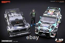 118 Ken Block figurine VERY RARE! NO CARS! For Hoonigan Ford Mustang