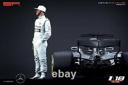 118 Lewis Hamilton figurine VERY RARE! NO CARS! For Mercedes F1 by SF