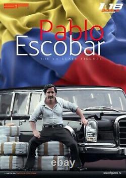 118 Pablo Escobar figurine VERY RARE! NO CARS! For diecast by SF