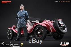 118 Young Enzo Ferrari VERY RARE! Figurine, NO CARS! For Alfa Romeo