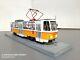 143 Scale Model Of Ckd Tatra T6a2 Streetcar Tram With Led & Figurine
