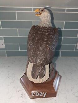 1976 John Aynsley Limited Edition Bald Eagle Scuplture Figurine By Fred Wright