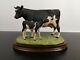1981 Border Fine Arts Friesian Cow & Calf Limited Edition Figurine Bfa Scotland