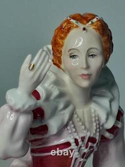 1986 Royal Doulton Figurine QUEEN ELIZABETH I Ltd Ed Queens of the Realm HN 3099