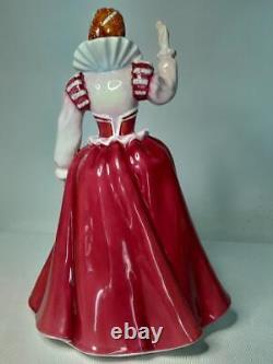 1986 Royal Doulton Figurine QUEEN ELIZABETH I Ltd Ed Queens of the Realm HN 3099