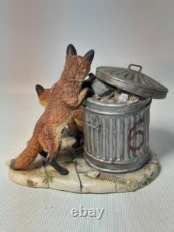 1993 Limited Edition Border Fine Arts URBAN FOXES Figurine L134 David Walton