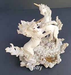 1996 Fables Conflict Unicorn Figurine Rare Limited Edition Holland Studio