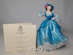 2001 Elite Limited Edition Royal Worcester SUMMER Figurine Four Seasons RW4602B