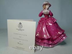 2001 Elite Limited Edition Royal Worcester WINTER Figurine Four Seasons RW4623