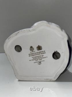 2002 Royal Worcester Queen Elizabeth II In Coronation Robes limited edition