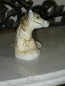 2019 Fenton HP Dragon Carousel Horse Pony Colt Animal Figurine Gse Le 11/12