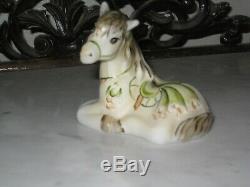 2019 Fenton HP Dragon Carousel Horse Pony Colt Animal Figurine Gse Le 11/12