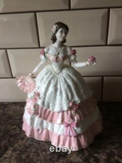 2x Coalport Porcelain Figurine Olivia Heirloom Figurine Limited Edition