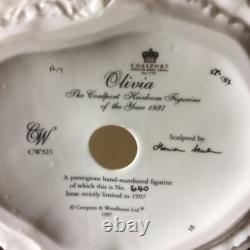 2x Coalport Porcelain Figurine Olivia Heirloom Figurine Limited Edition