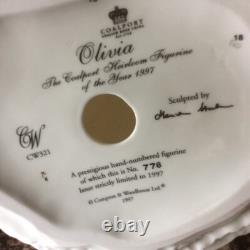 2x Coalport Porcelain Figurine Olivia Heirloom Figurine Limited Edition