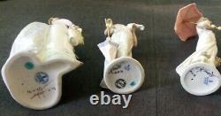 3x rare Lladro retired and Signed Figurines Limited edition new no box