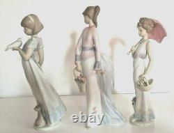 3x rare Lladro retired and Signed Figurines Limited edition new no box