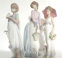 3x rare Lladro retired and Signed Figurines Limited edition new no box