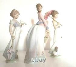 3x rare Lladro retired and Signed Figurines Limited edition new no box