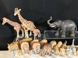 67pc Safari Ltd Schleich Zoo Wild African Animal Figure Lot Lion ...