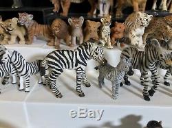 67PC Safari LTD Schleich Zoo Wild African Animal Figure LOT Lion Retired HTF