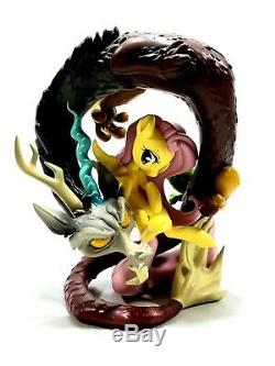 8.5in Discord Flutter On Ltd. WeLoveFine Resin Fluttershy Discord Statue READ