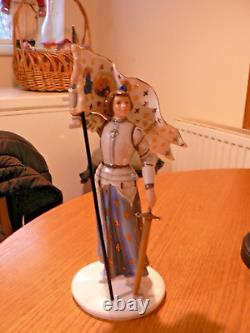 A Stunning Limited Edition Coalport Heirloom Joan Of Arc Figure With C. O. A