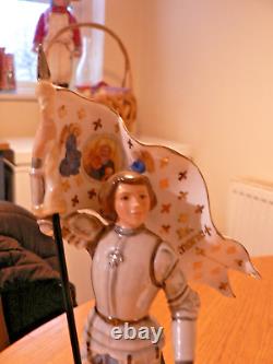 A Stunning Limited Edition Coalport Heirloom Joan Of Arc Figure With C. O. A