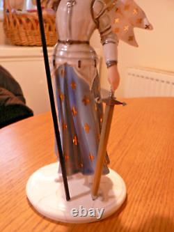 A Stunning Limited Edition Coalport Heirloom Joan Of Arc Figure With C. O. A