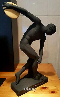 A Wedgwood Olympics Figurine Black Jasper Olympian Limited Edition Boxed & New