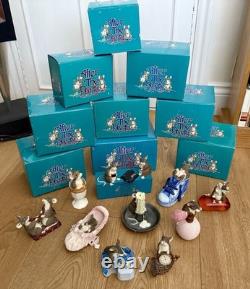 After The Party Munro Figurines Signed Set Of Ten