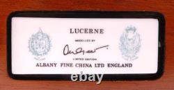 Albany Fine China Lucerne Woman With Birds Porcelain Figure Bronze Ltd Ed