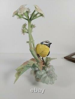 Albany Royal Worcester Limited Edition 9/500 Figurine Blue Tit Appr. 20cm Tall