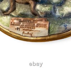 Antique Capodimonte Porcelain Figurine Limited Edition Fisherman Borsato Gandni