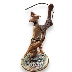 Antique Capodimonte Porcelain Figurine Limited Edition Fisherman Borsato Gandni