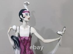 Armani Lady With Powder Puff Figurine 1987 Limited Edition 19 Tall Box