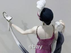 Armani Lady With Powder Puff Figurine 1987 Limited Edition 19 Tall Box