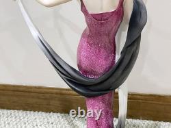 Armani Lady With Powder Puff Figurine 1987 Limited Edition 19 Tall Box