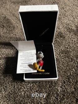 Arribas Bros Swarovski Crystal Mickey Mouse Limited Edition Jeweled Figurine