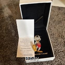 Arribas Bros Swarovski Crystal Mickey Mouse Limited Edition Jeweled Figurine