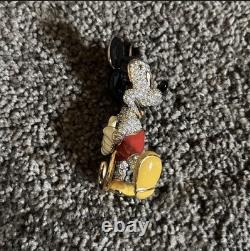 Arribas Bros Swarovski Crystal Mickey Mouse Limited Edition Jeweled Figurine