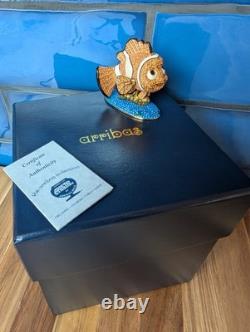 Arribas Brothers Limited Edition Disney Nemo Jeweled Swarovski Figurine New MIB