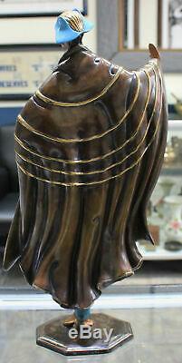 Art Deco Erte Rue de la Paix Bronze Sculpture Figurine LIMITED EDITION