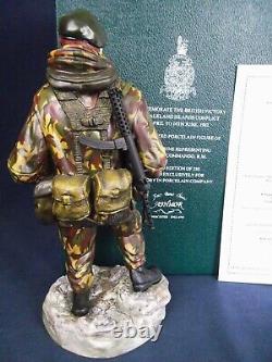 Ashmor china Worcestershire ROYAL MARINE Falklands Limited Edition figure B&C