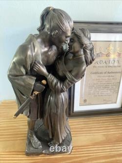 Avalon La Belle Dame Sans Merci Knight's Temptation Bronze Effect Figurine COA