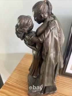Avalon La Belle Dame Sans Merci Knight's Temptation Bronze Effect Figurine COA