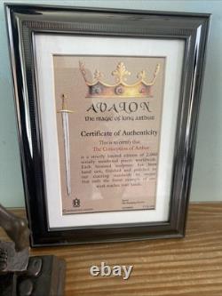 Avalon The Conception of Arthur Bronze Effect Sculpture Figurine Ltd Ed 172/2000